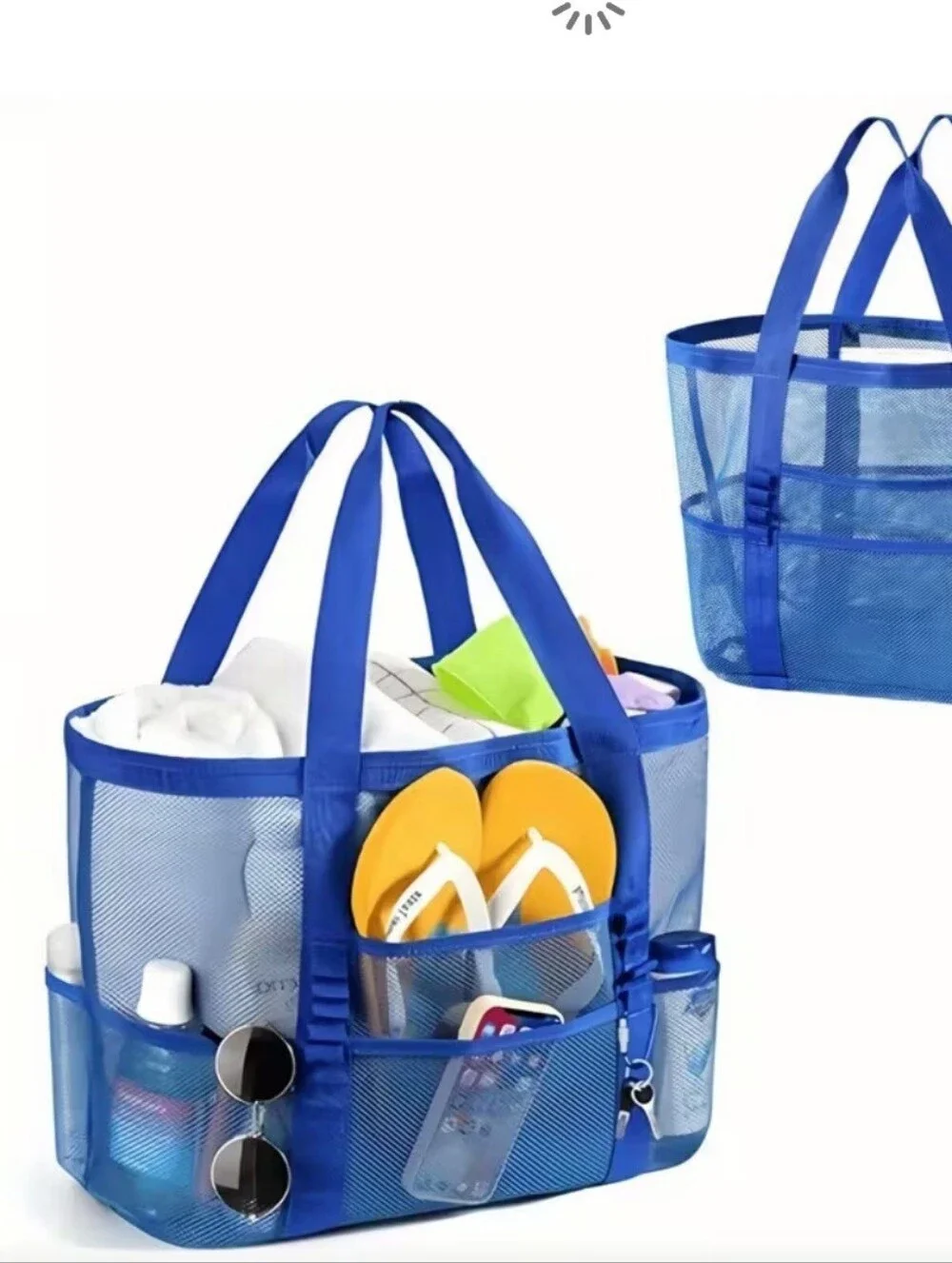 Mesh Tote Bag for the Beach Or Picnic